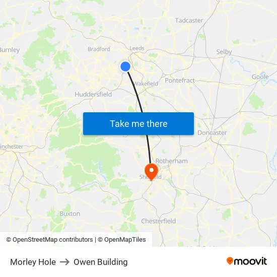 Morley Hole to Owen Building map