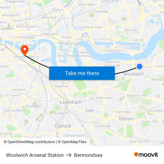 Woolwich Arsenal Station, Woolwich to Bermondsey, London with public ...