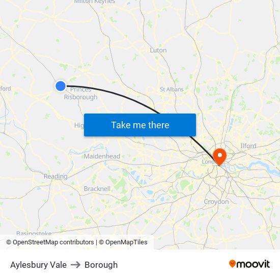 Aylesbury Vale to Borough map