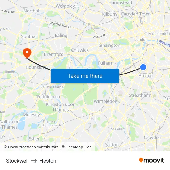 Stockwell to Heston map