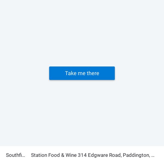 Southfields to Station Food & Wine 314 Edgware Road, Paddington, London, W2   1dy map