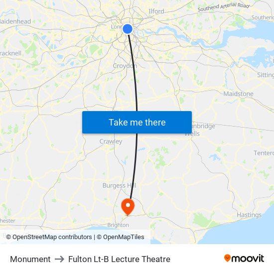 Monument to Fulton Lt-B Lecture Theatre map