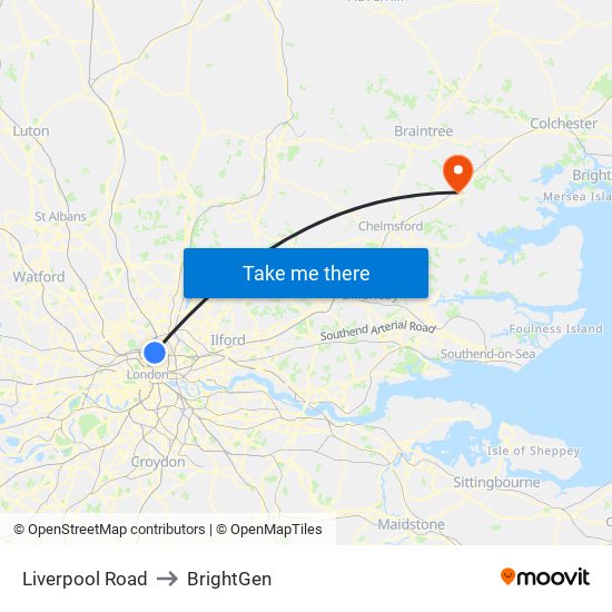 Liverpool Road to BrightGen map