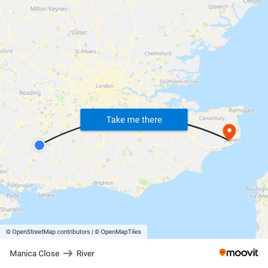 Manica Close to River map