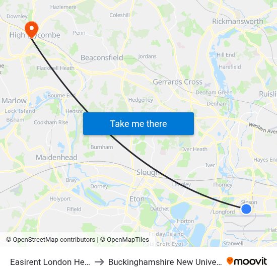 heathrow to high wycombe bus timetable