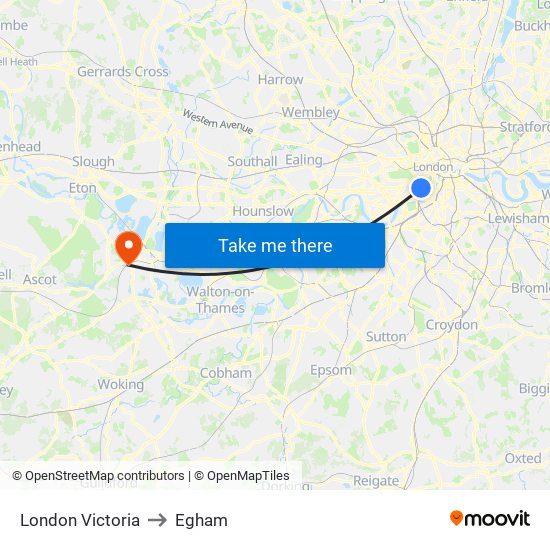 Egham Train Line Map London Victoria, Westminster To Egham, Runnymede With Public Transportation