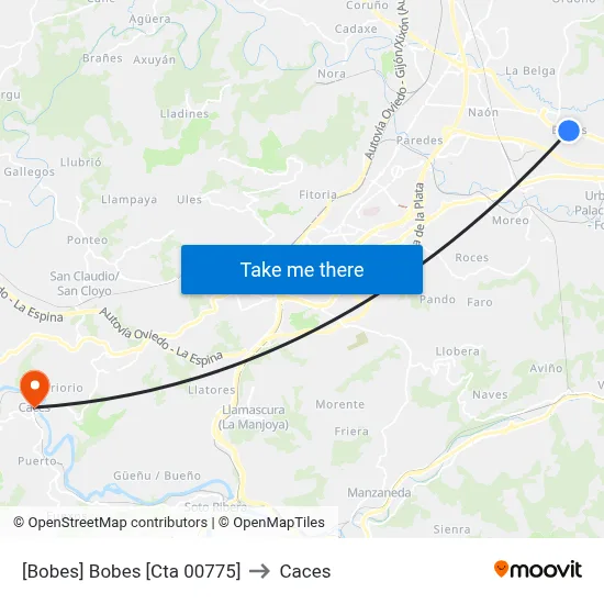 [Bobes]  Bobes [Cta 00775] to Caces map