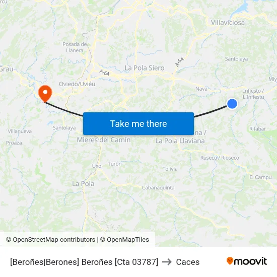 [Beroñes|Berones]  Beroñes [Cta 03787] to Caces map