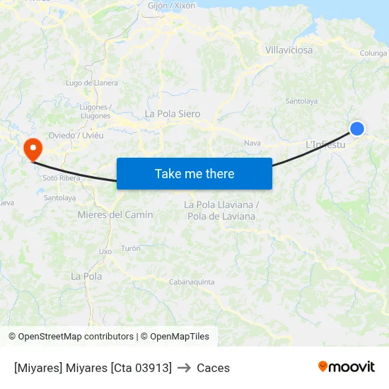 [Miyares]  Miyares [Cta 03913] to Caces map