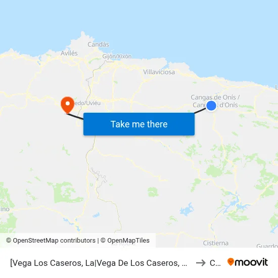 [Vega Los Caseros, La|Vega De Los Caseros, La]  Vega De Los Caseros [Cta 05432] to Caces map