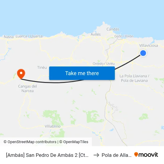 [Ambás]  San Pedro De Ambás 2 [Cta 02173] to Pola de Allande map