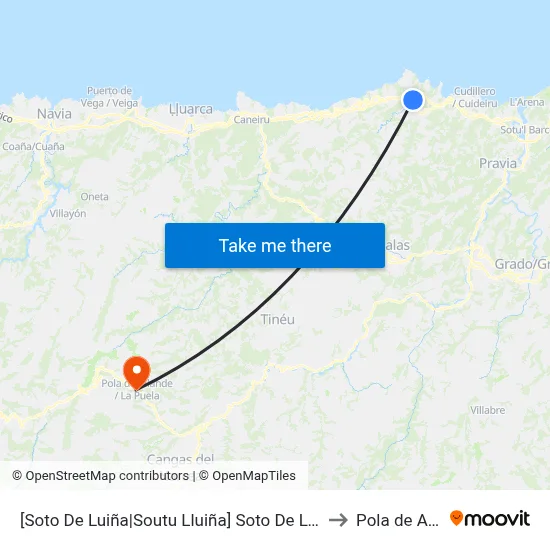 [Soto De Luiña|Soutu Lluiña]  Soto De Luiña [Cta 05277] to Pola de Allande map