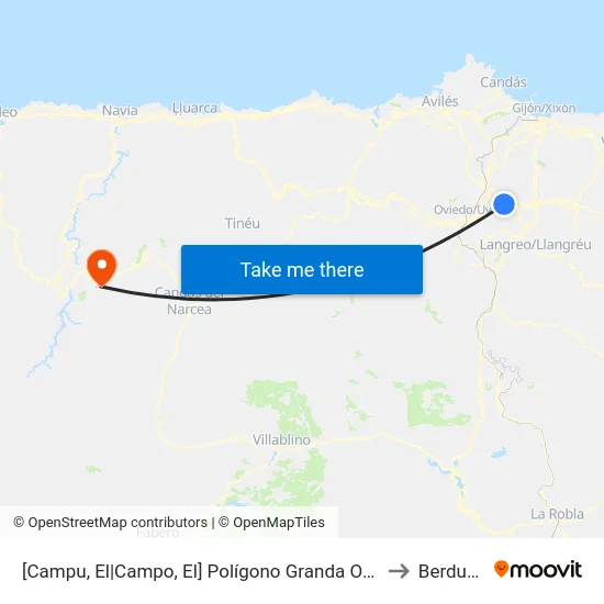 [Campu, El|Campo, El]  Polígono Granda Oeste [Cta 03579] to Berducedo map