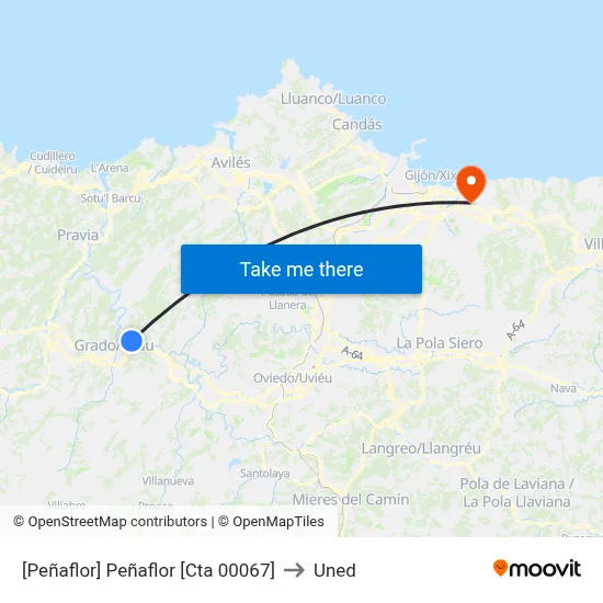 [Peñaflor]  Peñaflor [Cta 00067] to Uned map