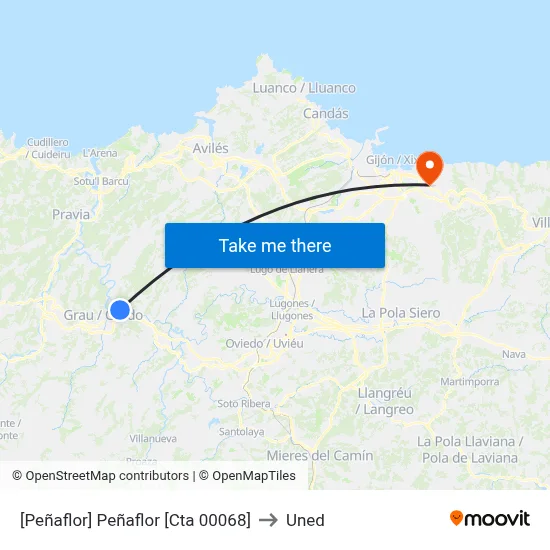 [Peñaflor]  Peñaflor [Cta 00068] to Uned map