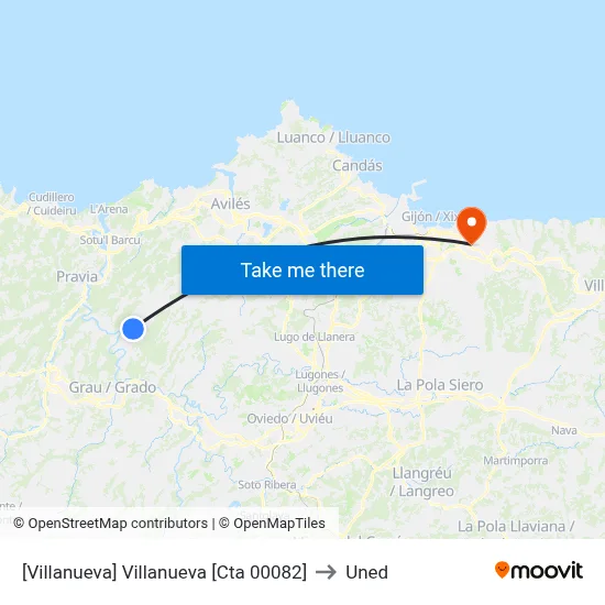 [Villanueva]  Villanueva [Cta 00082] to Uned map