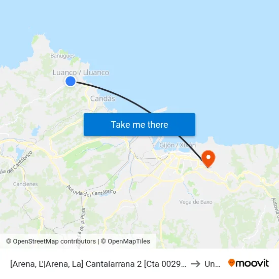 [Arena, L'|Arena, La]  Cantalarrana 2 [Cta 00292] to Uned map