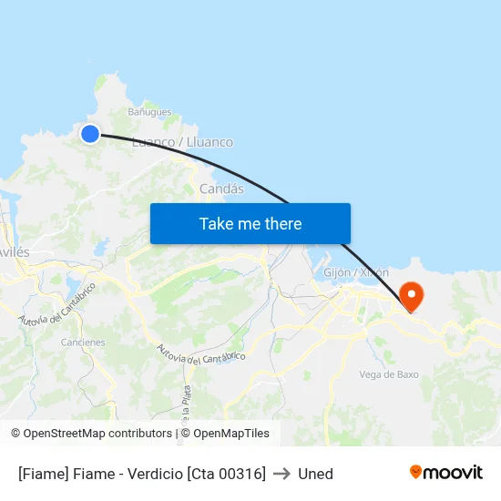 [Fiame]  Fiame - Verdicio [Cta 00316] to Uned map