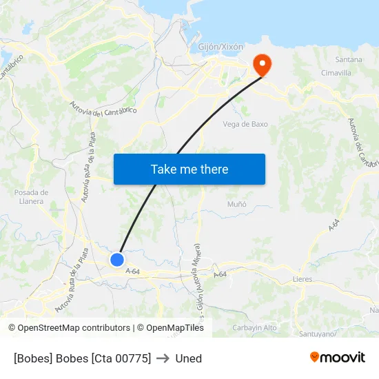 [Bobes]  Bobes [Cta 00775] to Uned map