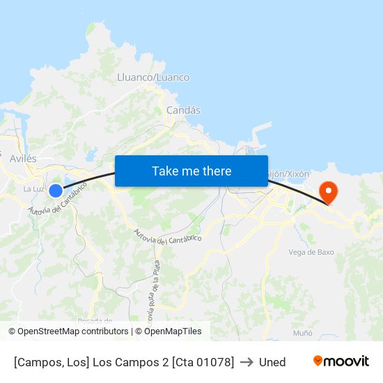 [Campos, Los]  Los Campos 2 [Cta 01078] to Uned map