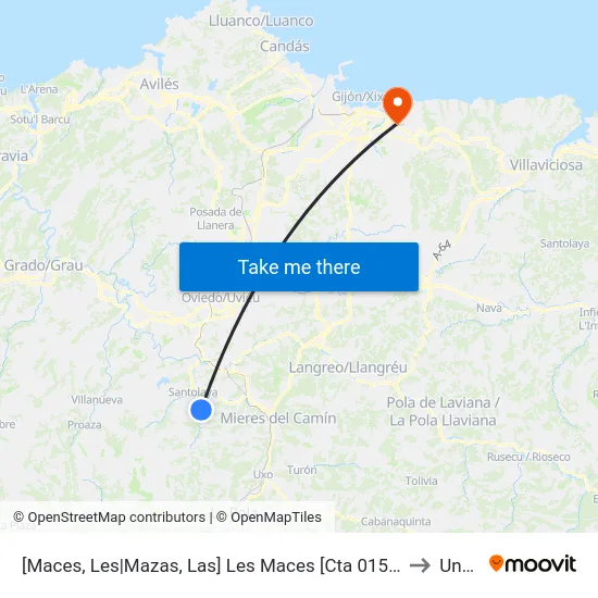 [Maces, Les|Mazas, Las]  Les Maces [Cta 01580] to Uned map