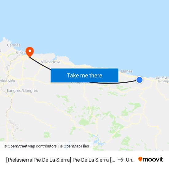 [Pielasierra|Pie De La Sierra]  Pie De La Sierra [Cta 03726] to Uned map