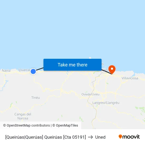 [Queirúas|Querúas]  Queirúas [Cta 05191] to Uned map
