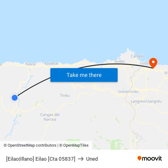 [Eilao|Illano]  Eilao [Cta 05837] to Uned map