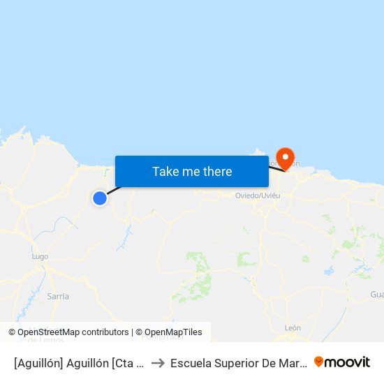 [Aguillón]  Aguillón [Cta 05899] to Escuela Superior De Marina Civil map
