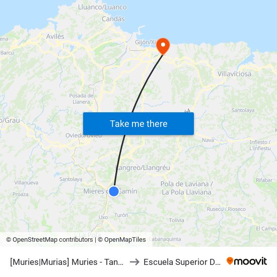 [Muries|Murias]  Muries - Tanatorio [Cta 06119] to Escuela Superior De Marina Civil map