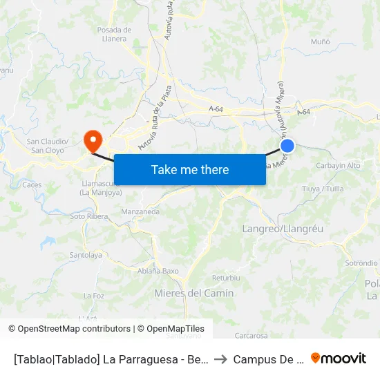 [Tablao|Tablado]  La Parraguesa - Bendición [Cta 00880] to Campus De El Cristo map