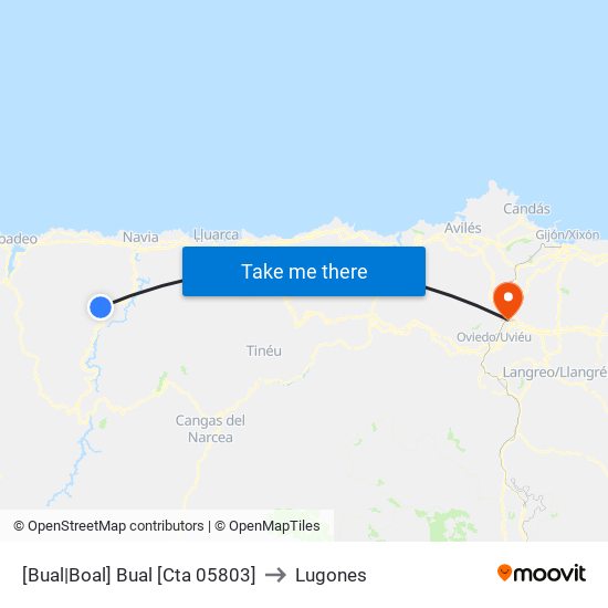[Bual|Boal]  Bual [Cta 05803] to Lugones map