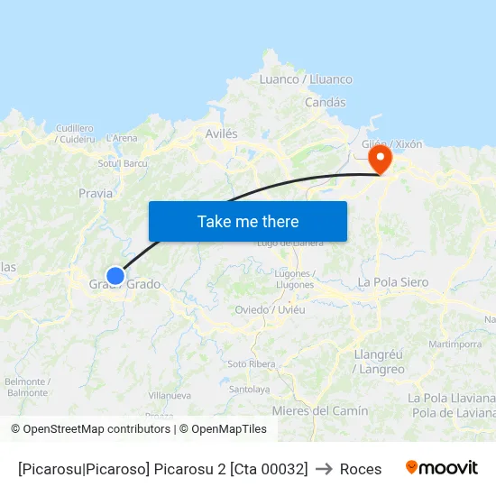 [Picarosu|Picaroso]  Picarosu 2 [Cta 00032] to Roces map