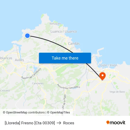 [Lloreda]  Fresno [Cta 00309] to Roces map