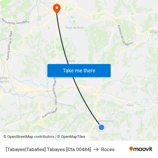 [Tabayes|Taballes]  Tabayes [Cta 00484] to Roces map