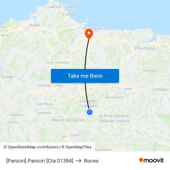 [Paniciri]  Paniciri [Cta 01384] to Roces map
