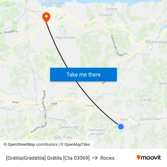 [Grátila|Gradátila]  Grátila [Cta 03069] to Roces map