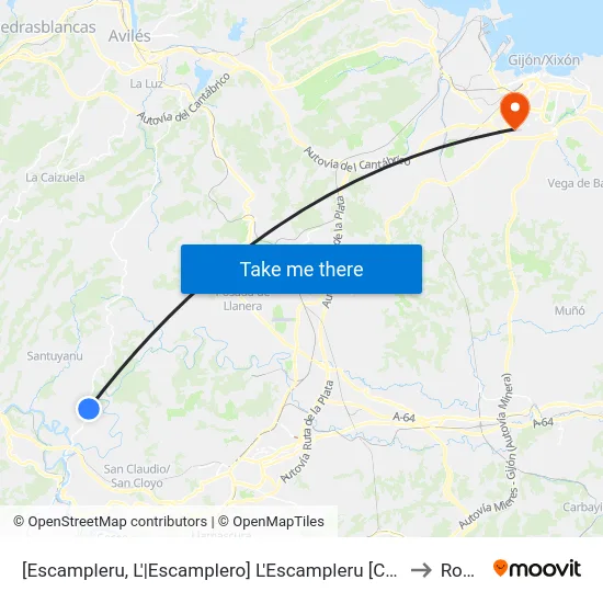 [Escampleru, L'|Escamplero]  L'Escampleru [Cta 04115] to Roces map