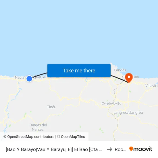 [Bao Y Barayo|Vau Y Barayu, El]  El Bao [Cta 04534] to Roces map