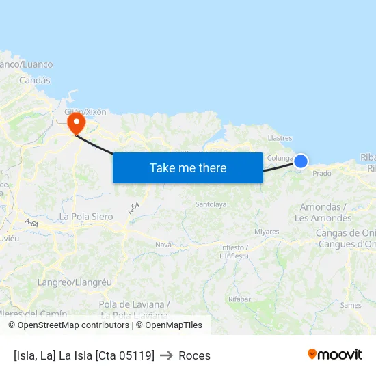 [Isla, La]  La Isla [Cta 05119] to Roces map