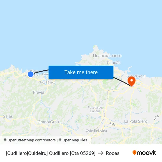 [Cudillero|Cuideiru]  Cudillero [Cta 05269] to Roces map