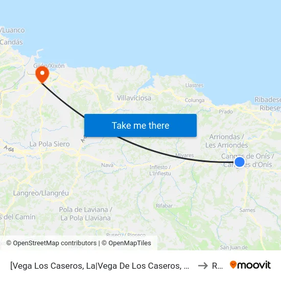 [Vega Los Caseros, La|Vega De Los Caseros, La]  Vega De Los Caseros [Cta 05432] to Roces map