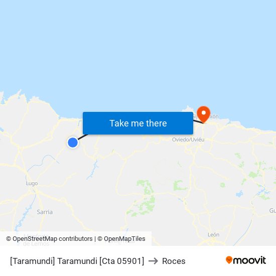 [Taramundi]  Taramundi [Cta 05901] to Roces map