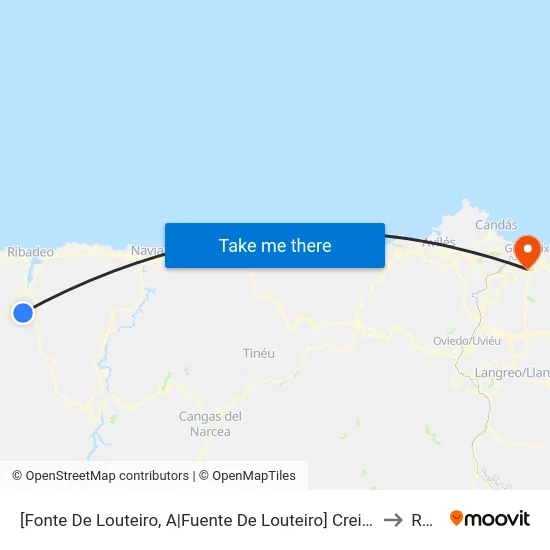 [Fonte De Louteiro, A|Fuente De Louteiro]  Creixido/Cereigido [Cta 05922] to Roces map