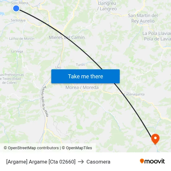[Argame]  Argame [Cta 02660] to Casomera map