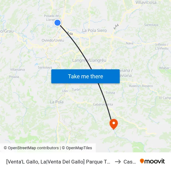 [Venta'L Gallo, La|Venta Del Gallo]  Parque Tecnológico - Parcela 34 [Cta 08414] to Casomera map