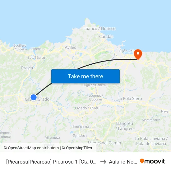 [Picarosu|Picaroso]  Picarosu 1 [Cta 00003] to Aulario Norte map