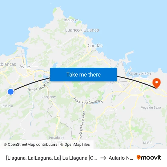 [Llaguna, La|Laguna, La]  La Llaguna [Cta 00121] to Aulario Norte map