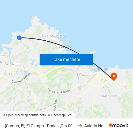 [Campo, El]  El Campo - Podes [Cta 00310] to Aulario Norte map