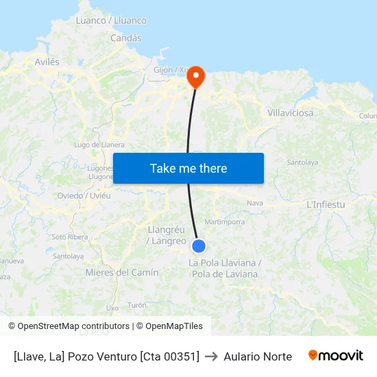 [Llave, La]  Pozo Venturo [Cta 00351] to Aulario Norte map